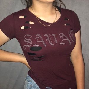 The ripped style,  kinda lengthens